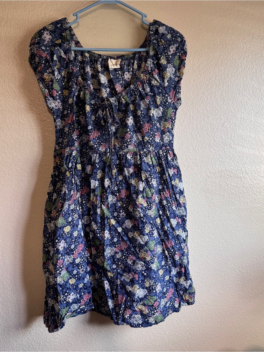 UNIVERSAL THREADS Navy Blue Floral Summer Dress